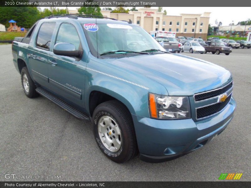 Blue Granite Metallic / Dark Titanium/Light Titanium 2010 Chevrolet Avalanche LT