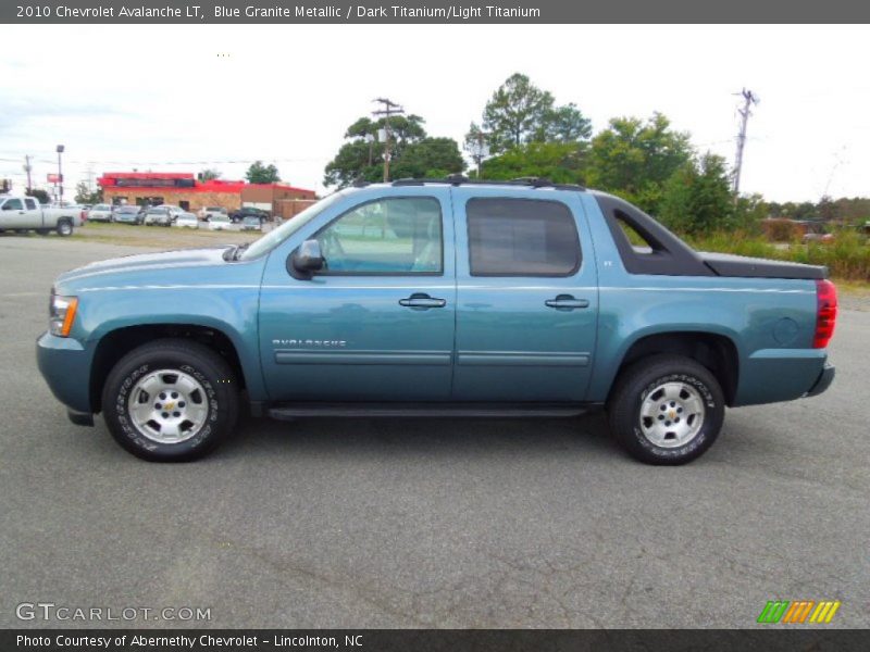 Blue Granite Metallic / Dark Titanium/Light Titanium 2010 Chevrolet Avalanche LT