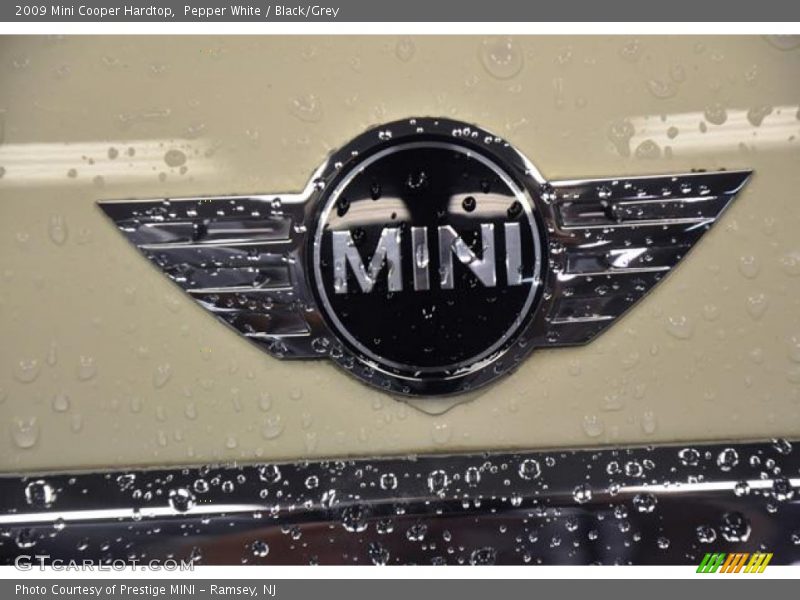 Pepper White / Black/Grey 2009 Mini Cooper Hardtop