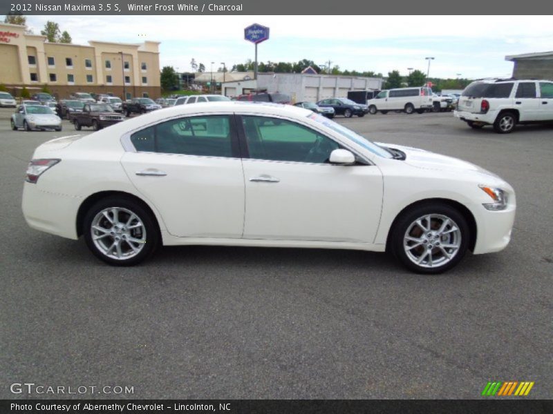 Winter Frost White / Charcoal 2012 Nissan Maxima 3.5 S