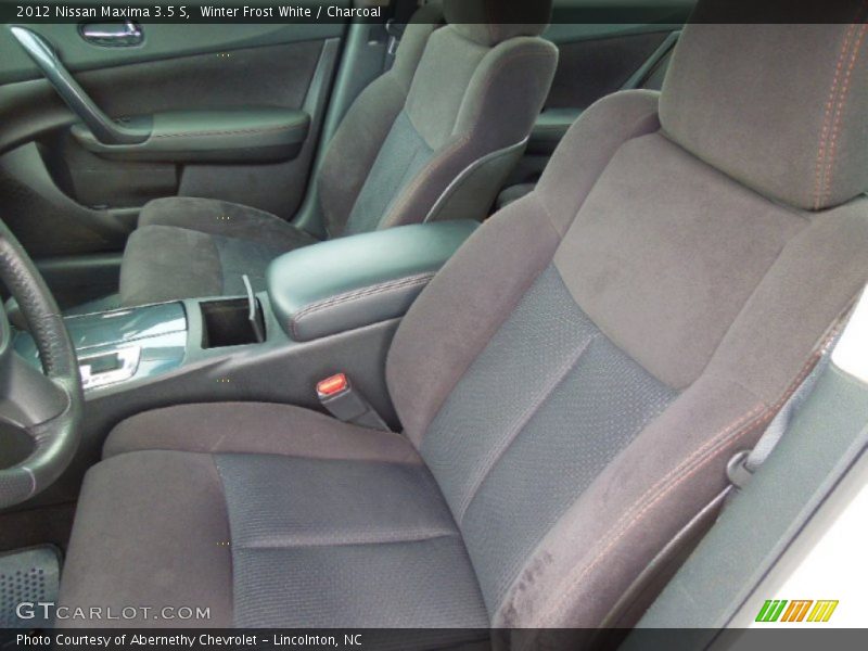Winter Frost White / Charcoal 2012 Nissan Maxima 3.5 S