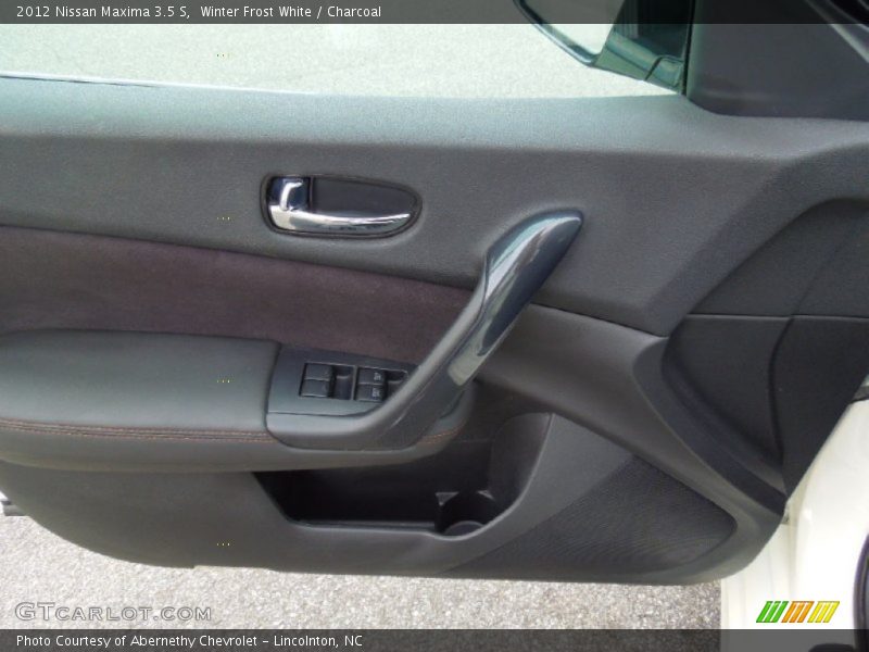 Winter Frost White / Charcoal 2012 Nissan Maxima 3.5 S