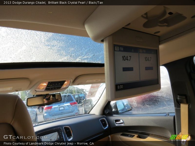 Brilliant Black Crystal Pearl / Black/Tan 2013 Dodge Durango Citadel