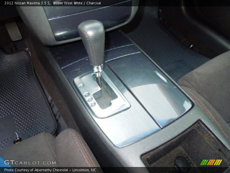 Winter Frost White / Charcoal 2012 Nissan Maxima 3.5 S