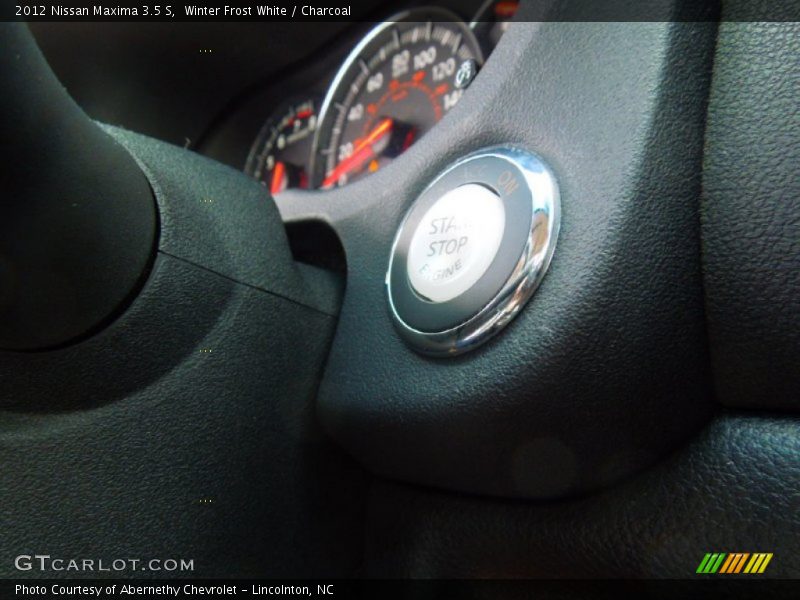 Winter Frost White / Charcoal 2012 Nissan Maxima 3.5 S