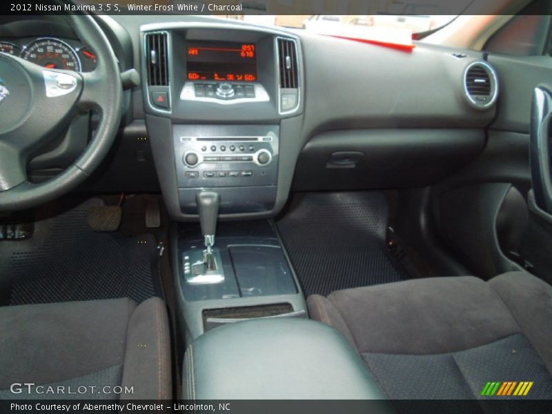 Winter Frost White / Charcoal 2012 Nissan Maxima 3.5 S