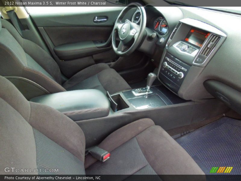 Winter Frost White / Charcoal 2012 Nissan Maxima 3.5 S