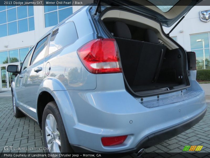 Winter Chill Pearl / Black 2013 Dodge Journey SXT