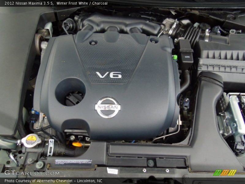 Winter Frost White / Charcoal 2012 Nissan Maxima 3.5 S
