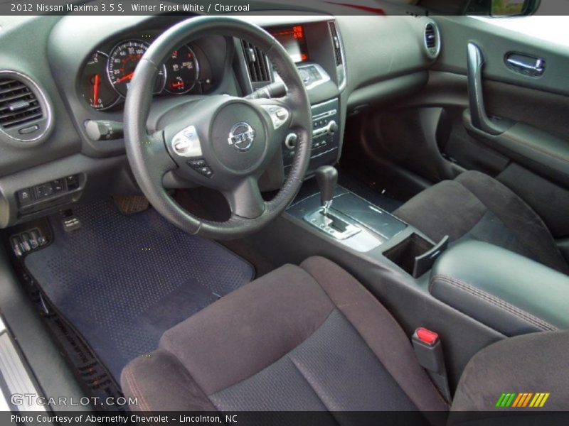 Winter Frost White / Charcoal 2012 Nissan Maxima 3.5 S