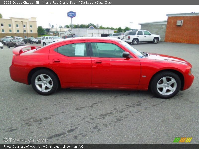 Inferno Red Crystal Pearl / Dark/Light Slate Gray 2008 Dodge Charger SE