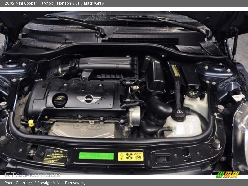 Horizon Blue / Black/Grey 2009 Mini Cooper Hardtop