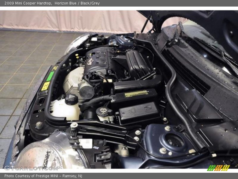 Horizon Blue / Black/Grey 2009 Mini Cooper Hardtop