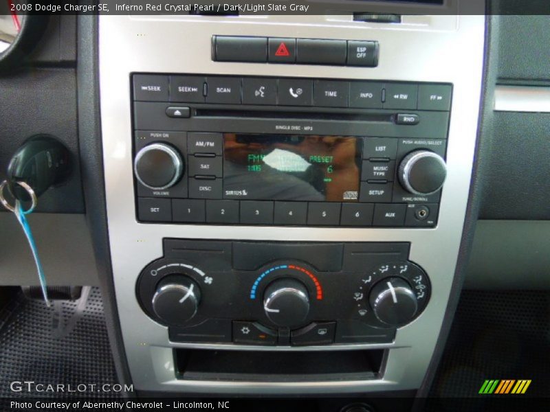 Controls of 2008 Charger SE