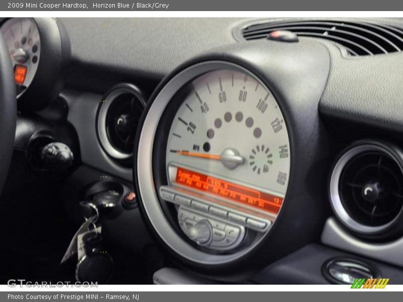 Horizon Blue / Black/Grey 2009 Mini Cooper Hardtop