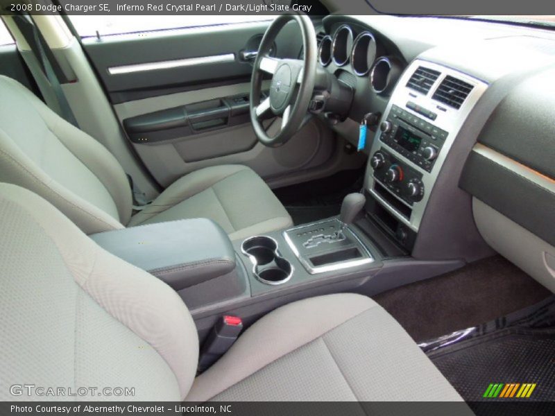 Inferno Red Crystal Pearl / Dark/Light Slate Gray 2008 Dodge Charger SE