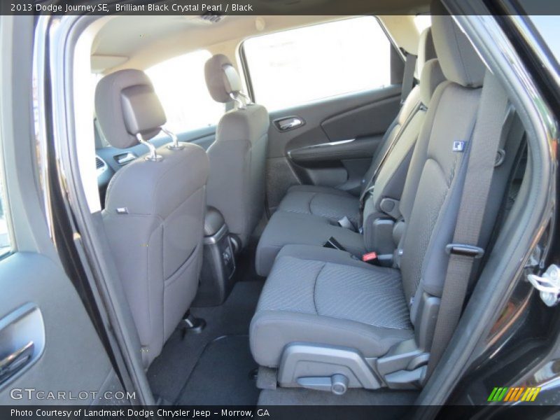 Brilliant Black Crystal Pearl / Black 2013 Dodge Journey SE