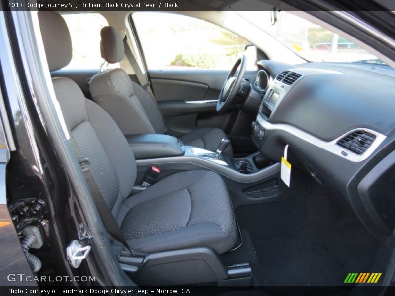 Brilliant Black Crystal Pearl / Black 2013 Dodge Journey SE
