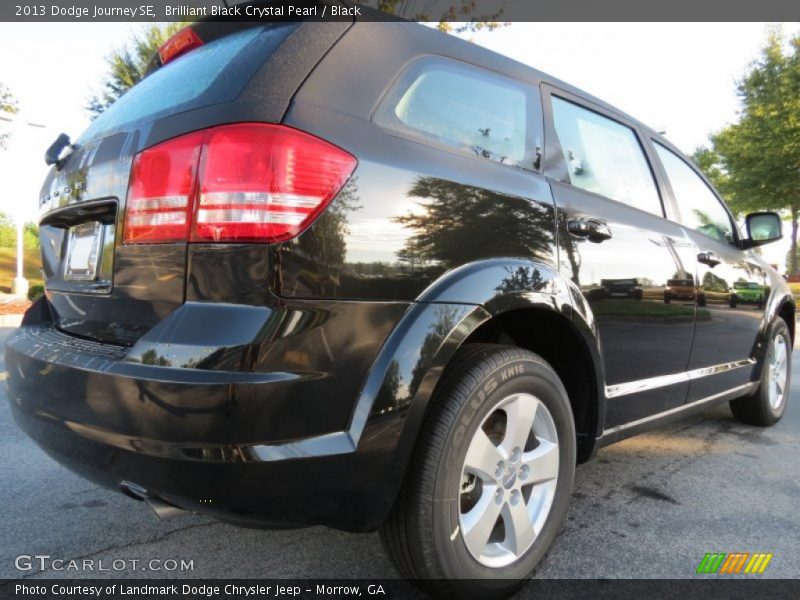 Brilliant Black Crystal Pearl / Black 2013 Dodge Journey SE