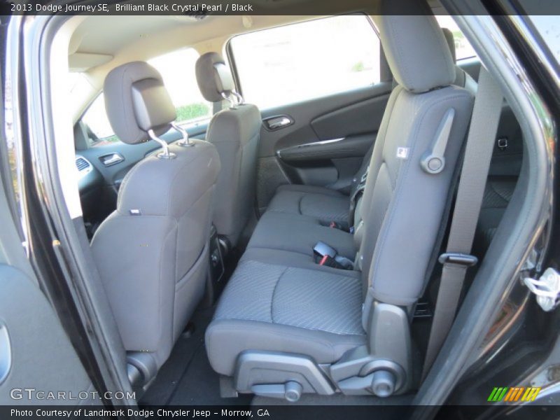 Brilliant Black Crystal Pearl / Black 2013 Dodge Journey SE
