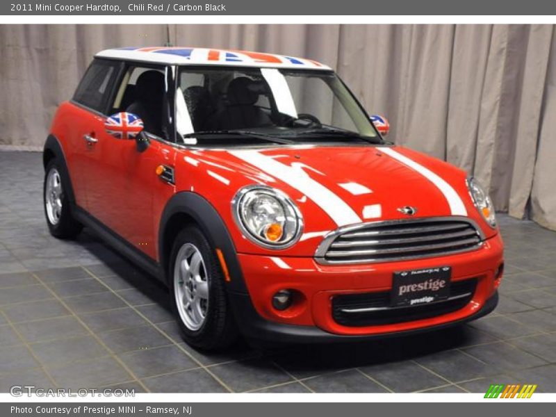Chili Red / Carbon Black 2011 Mini Cooper Hardtop