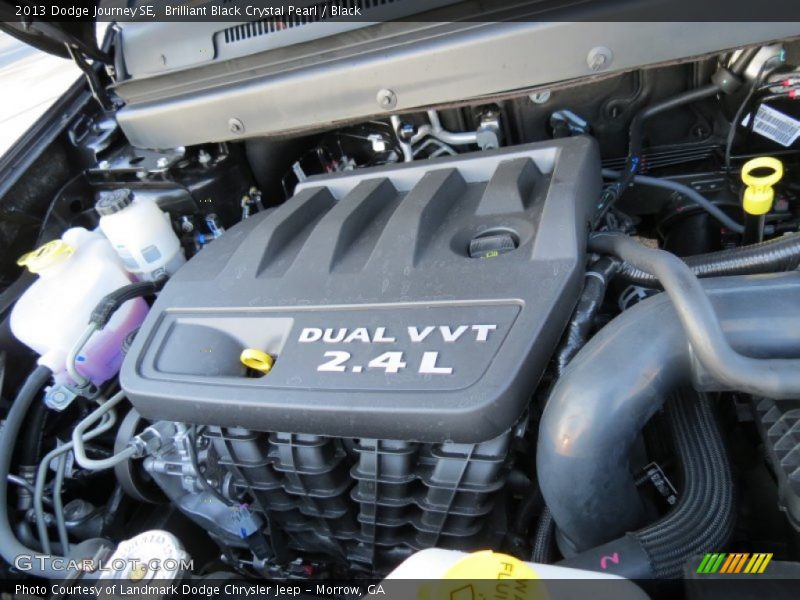 Brilliant Black Crystal Pearl / Black 2013 Dodge Journey SE
