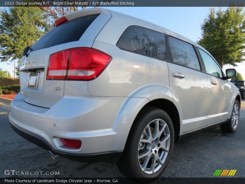 Bright Silver Metallic / R/T Black/Red Stitching 2013 Dodge Journey R/T