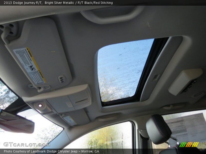 Bright Silver Metallic / R/T Black/Red Stitching 2013 Dodge Journey R/T
