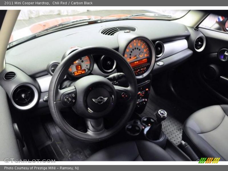 Chili Red / Carbon Black 2011 Mini Cooper Hardtop
