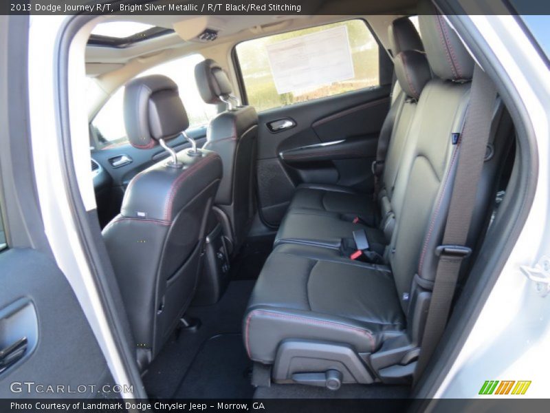 Bright Silver Metallic / R/T Black/Red Stitching 2013 Dodge Journey R/T