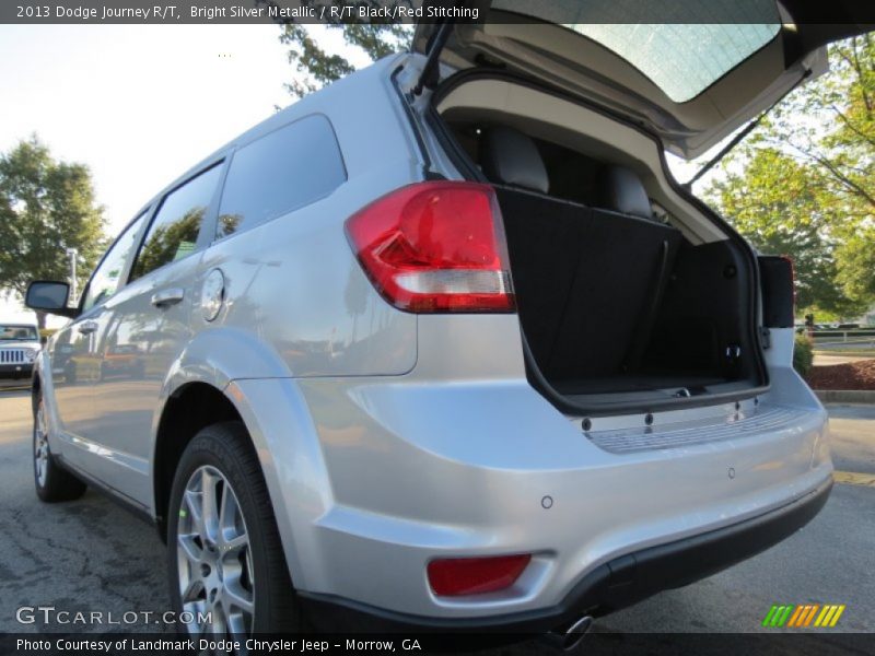 Bright Silver Metallic / R/T Black/Red Stitching 2013 Dodge Journey R/T