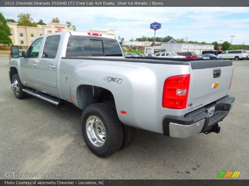 Silver Ice Metallic / Ebony 2013 Chevrolet Silverado 3500HD LTZ Crew Cab 4x4 Dually