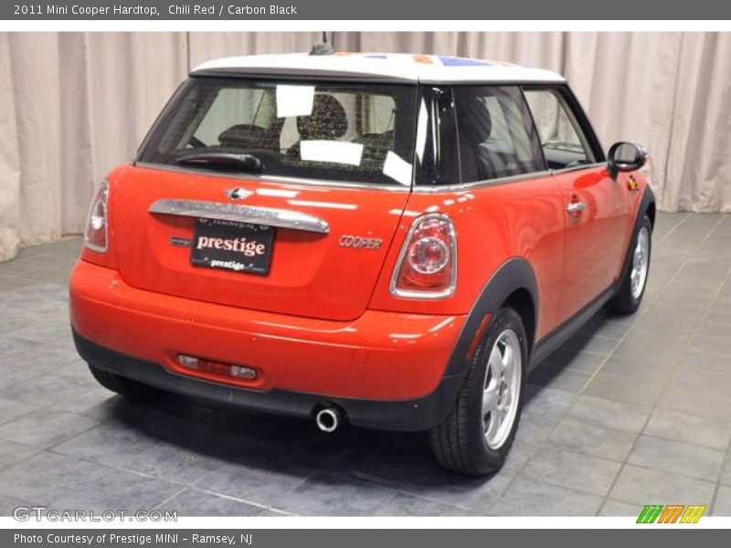 Chili Red / Carbon Black 2011 Mini Cooper Hardtop