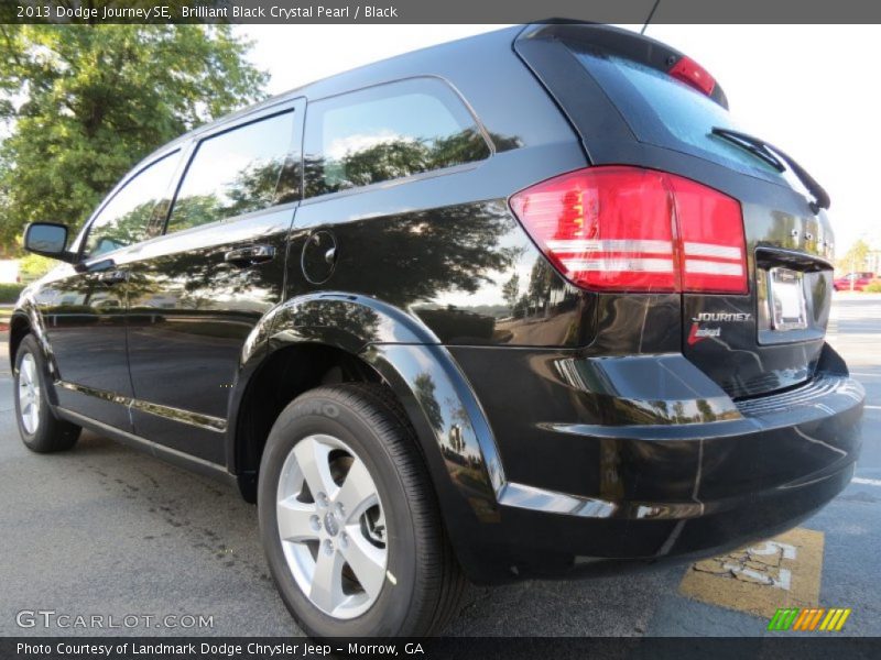 Brilliant Black Crystal Pearl / Black 2013 Dodge Journey SE
