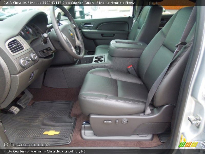  2013 Silverado 3500HD LTZ Crew Cab 4x4 Dually Ebony Interior