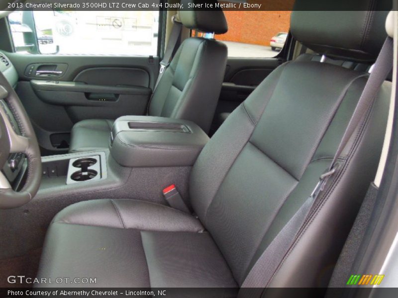 Front Seat of 2013 Silverado 3500HD LTZ Crew Cab 4x4 Dually