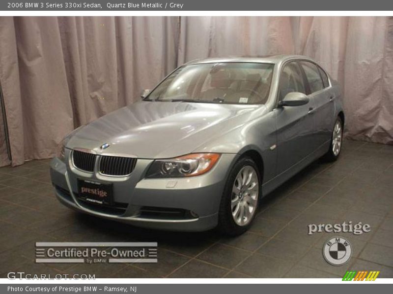 Quartz Blue Metallic / Grey 2006 BMW 3 Series 330xi Sedan