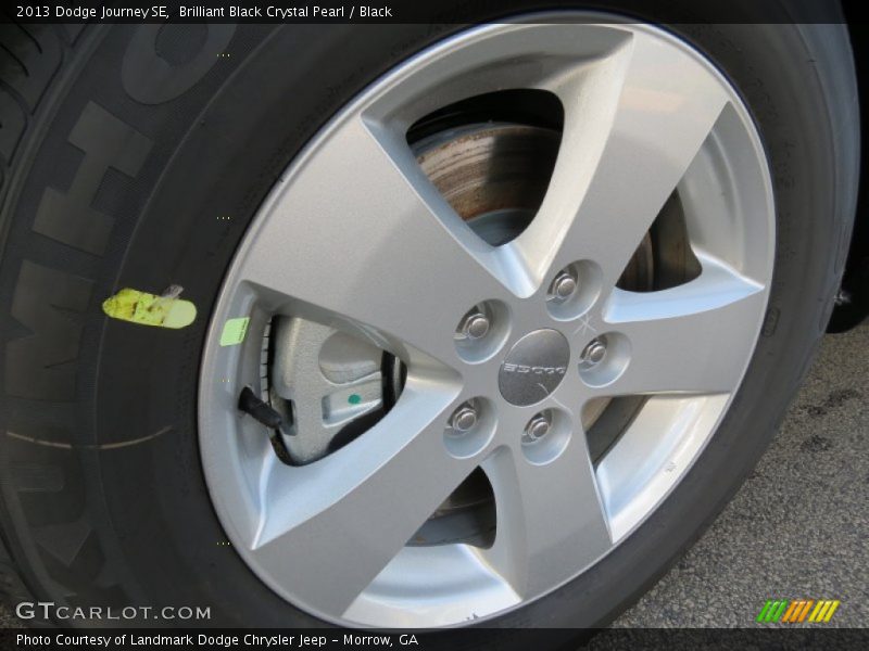 Brilliant Black Crystal Pearl / Black 2013 Dodge Journey SE