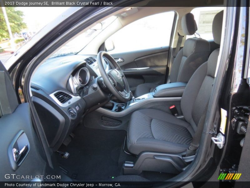 Brilliant Black Crystal Pearl / Black 2013 Dodge Journey SE