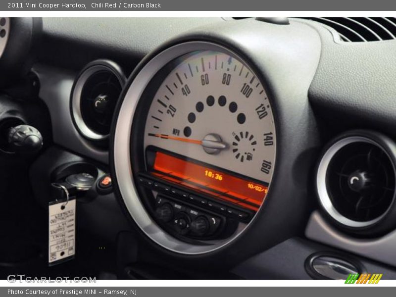 Chili Red / Carbon Black 2011 Mini Cooper Hardtop