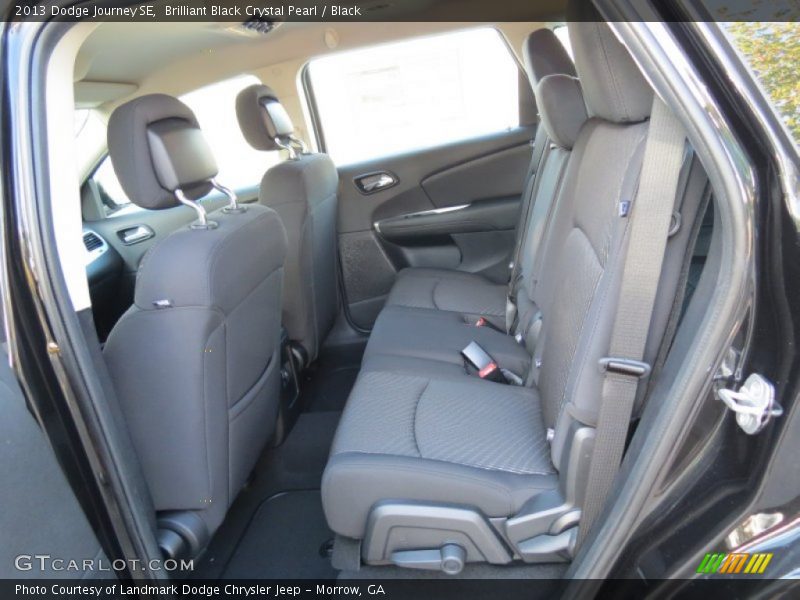 Brilliant Black Crystal Pearl / Black 2013 Dodge Journey SE