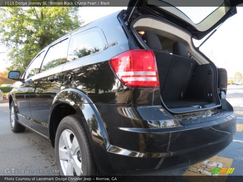 Brilliant Black Crystal Pearl / Black 2013 Dodge Journey SE