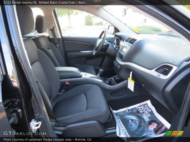 Brilliant Black Crystal Pearl / Black 2013 Dodge Journey SE