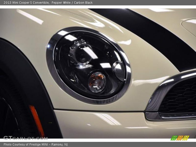 Pepper White / Carbon Black 2013 Mini Cooper S Convertible