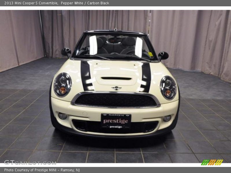 Pepper White / Carbon Black 2013 Mini Cooper S Convertible