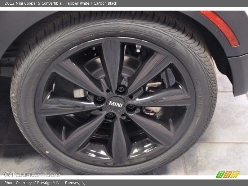 Pepper White / Carbon Black 2013 Mini Cooper S Convertible
