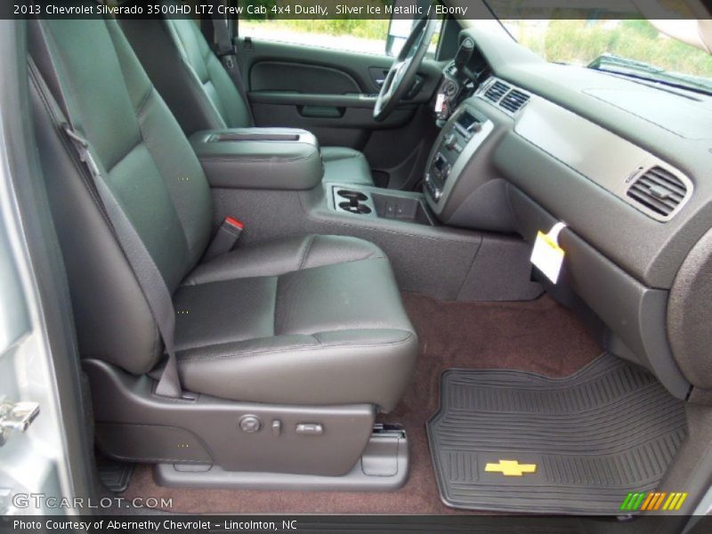 Front Seat of 2013 Silverado 3500HD LTZ Crew Cab 4x4 Dually