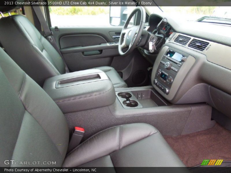  2013 Silverado 3500HD LTZ Crew Cab 4x4 Dually Ebony Interior