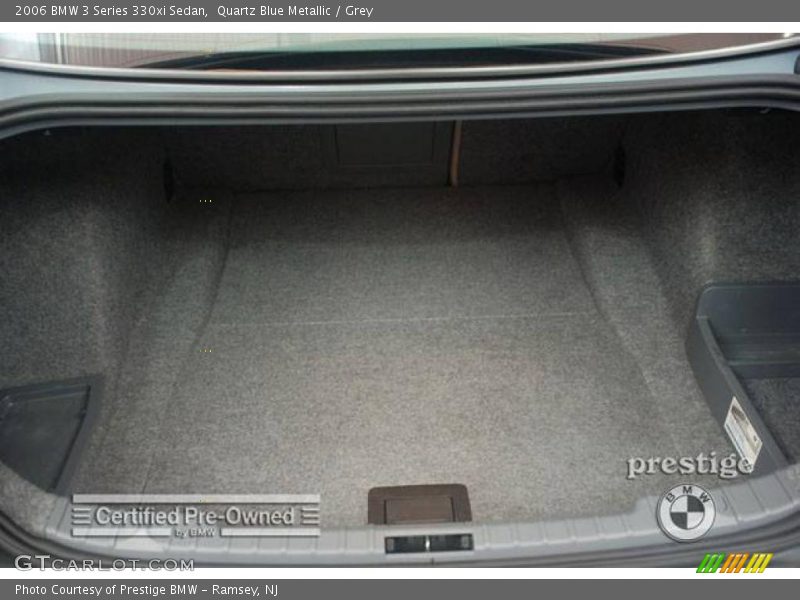 Quartz Blue Metallic / Grey 2006 BMW 3 Series 330xi Sedan