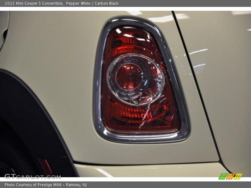 Pepper White / Carbon Black 2013 Mini Cooper S Convertible